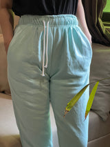 Womante High Quality Fleece Trousers - Sky Blue