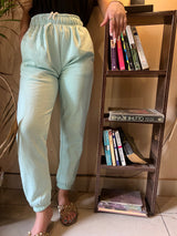 Womante High Quality Fleece Trousers - Sky Blue