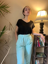 Womante High Quality Fleece Trousers - Sky Blue