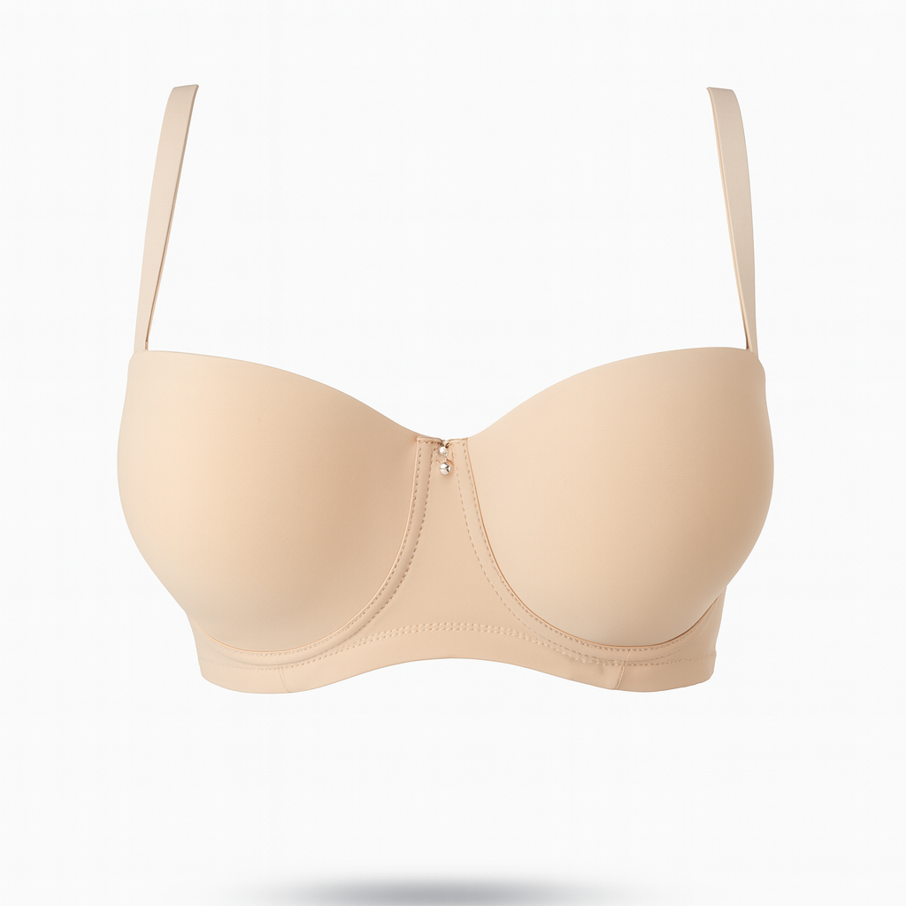 Maroon Curvy Padded Bra - Fuller Figure