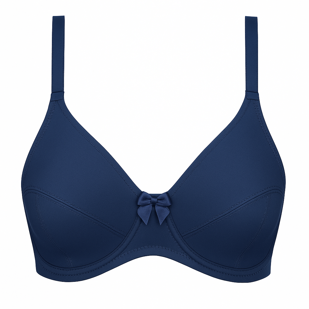 Black Curvy Quattro Support Double Layered Bra