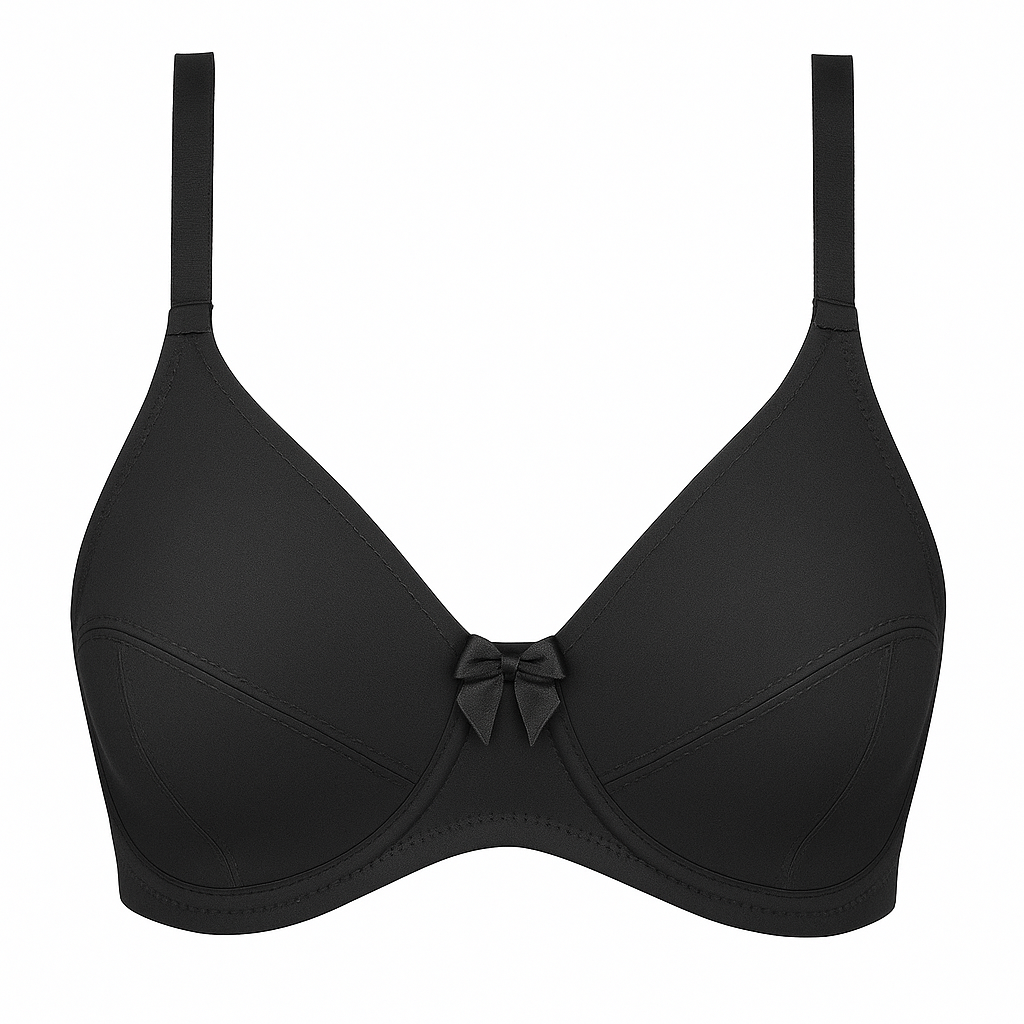 Navy Curvy Quattro Support Double Layered Bra