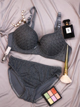 Red Elegant Dream Padded Bra and Panty Set