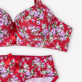 Red Spring Padded Set
