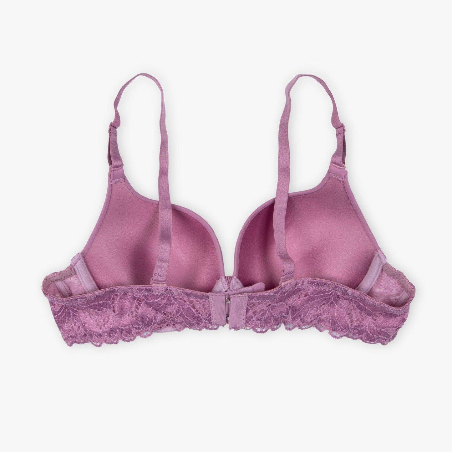 Tea-Pink Round Cup T-Shirt Lacy Bra
