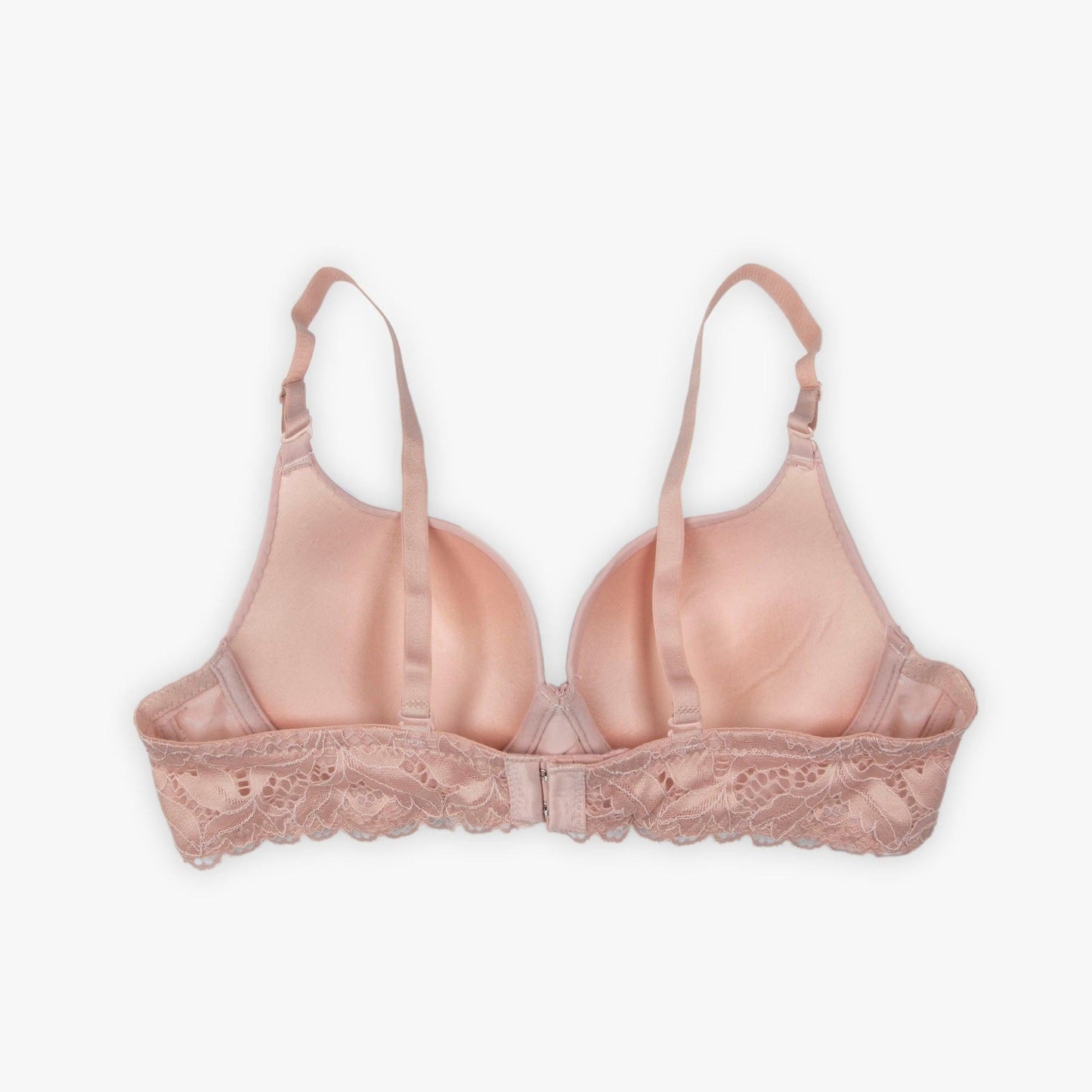 Black Round Cup T-Shirt Lacy Bra