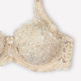 Purple Blossom - Wired / Wirefree Non Padded Floral Full Lace Bra
