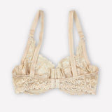 Purple Blossom - Wired / Wirefree Non Padded Floral Full Lace Bra