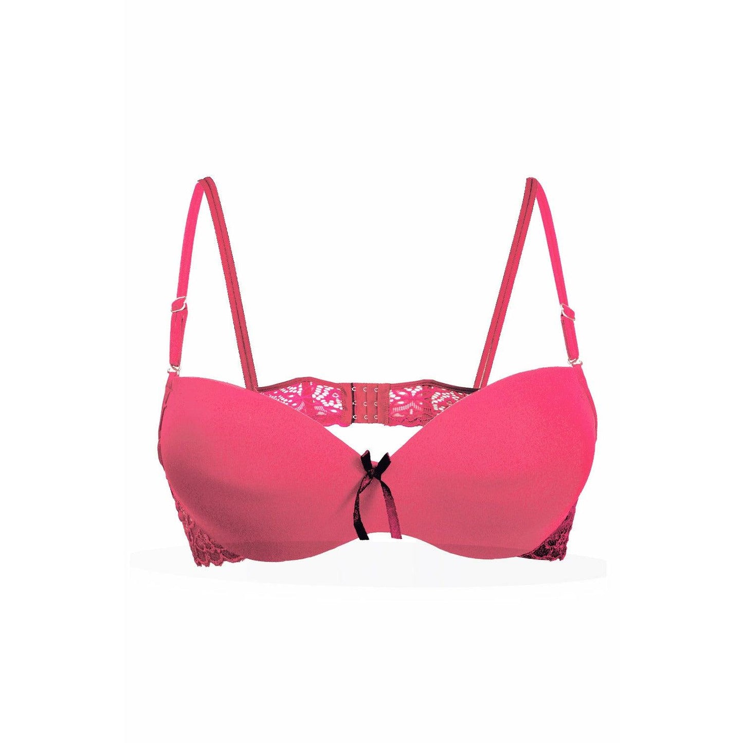 Purple Medusa Padded Balconette Bra - Espicopink