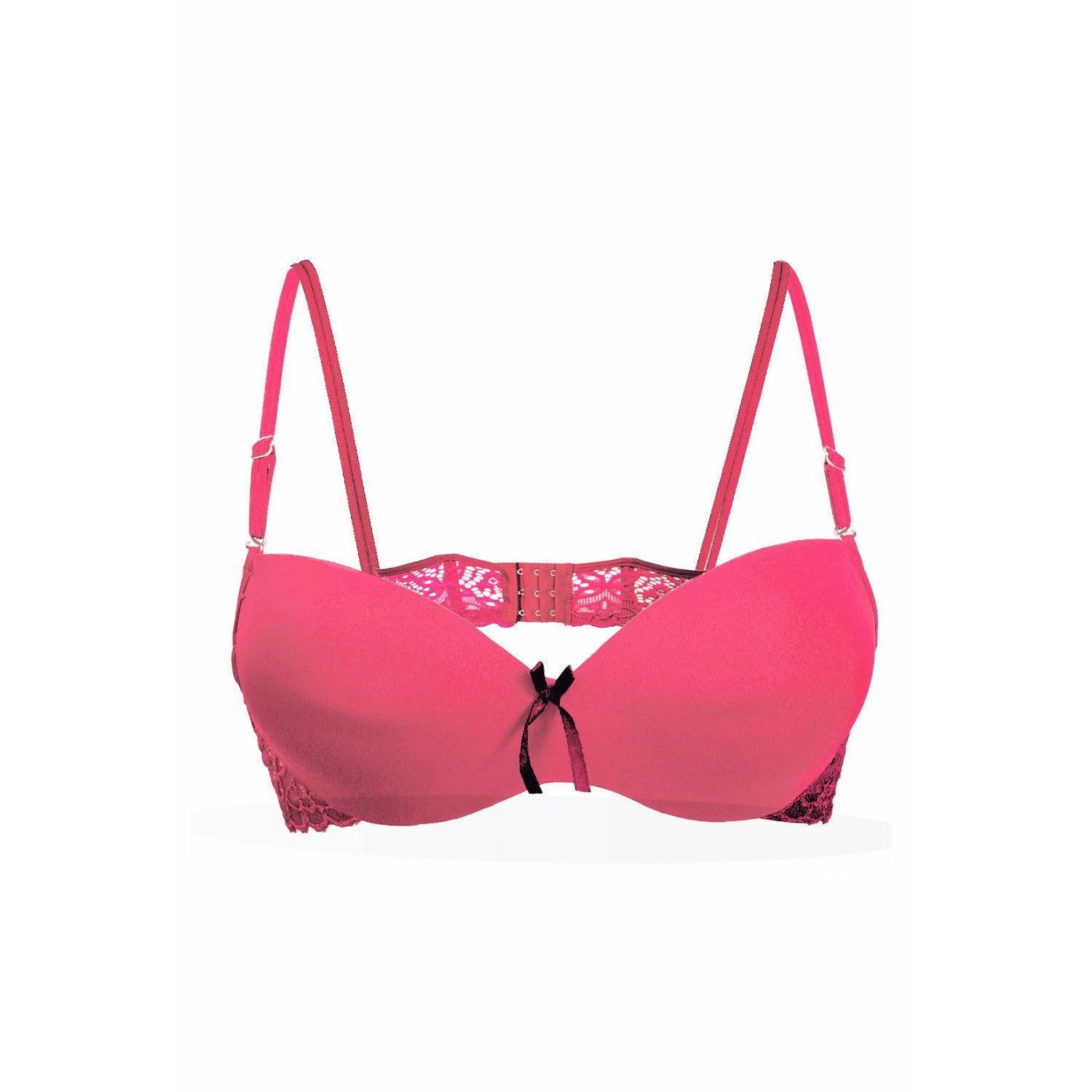 Purple Medusa Padded Balconette Bra - Espicopink