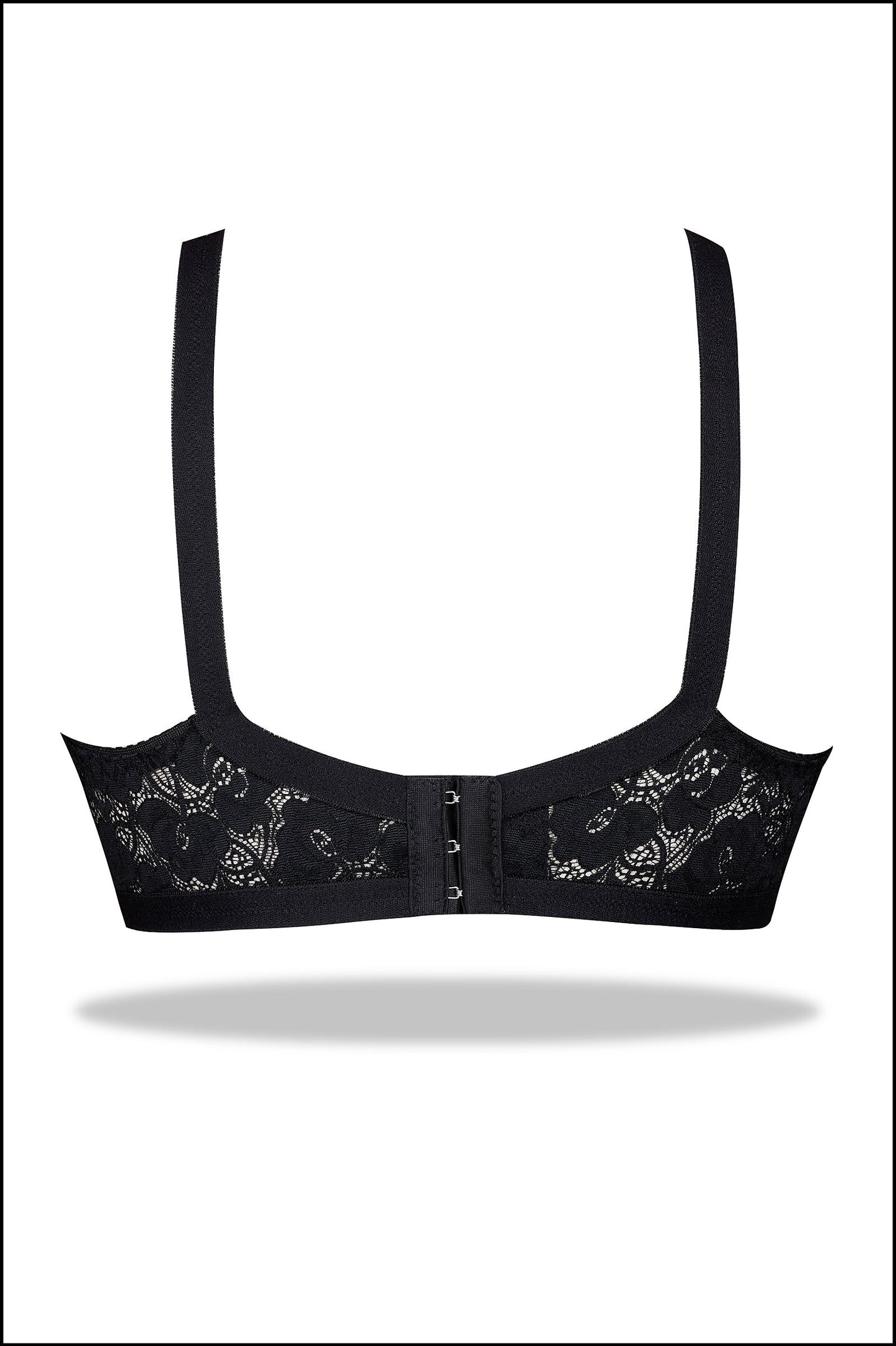 Maroon Mesh - Breathable Non Padded Wirefree Net Bra