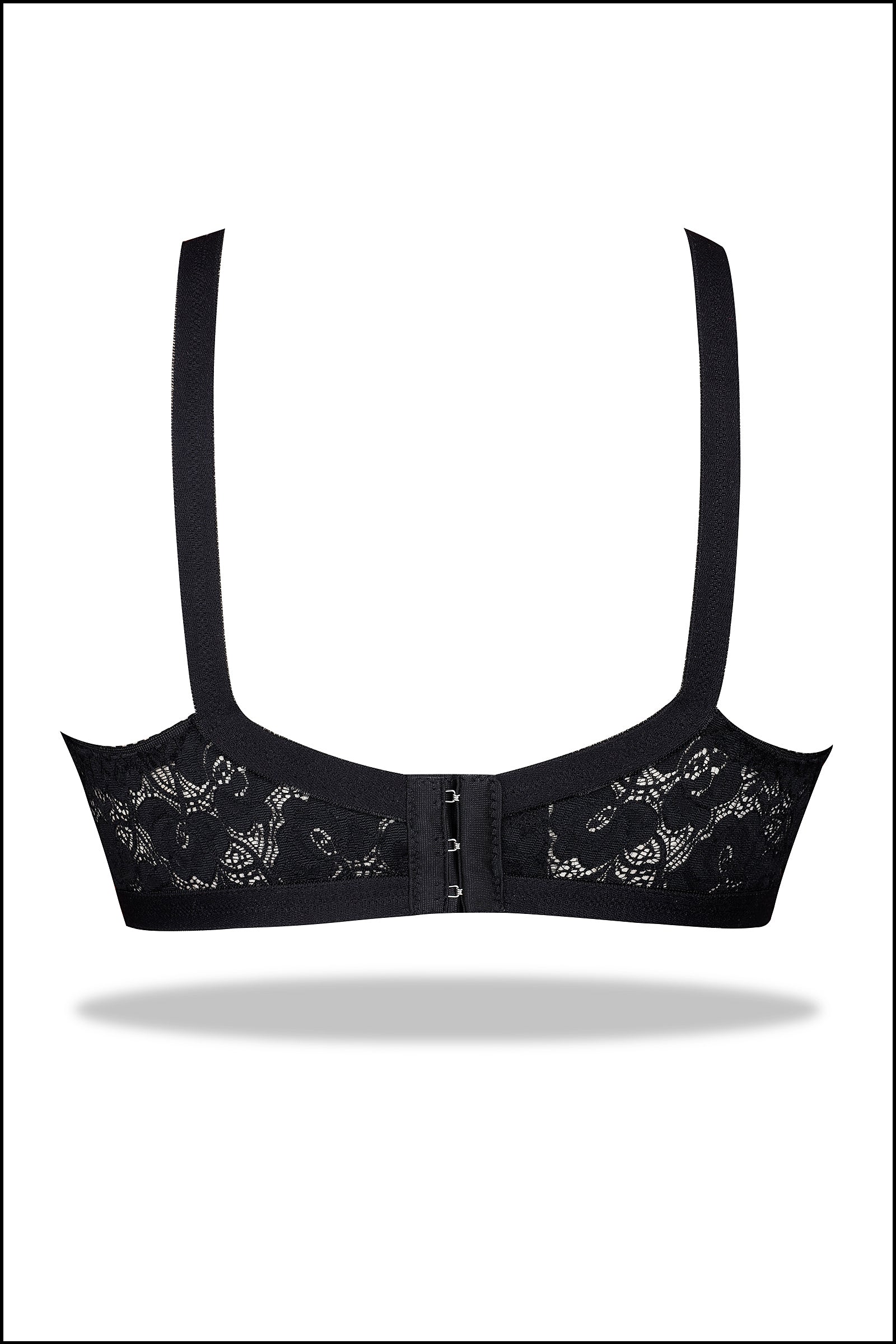 Maroon Mesh - Breathable Non Padded Wirefree Net Bra