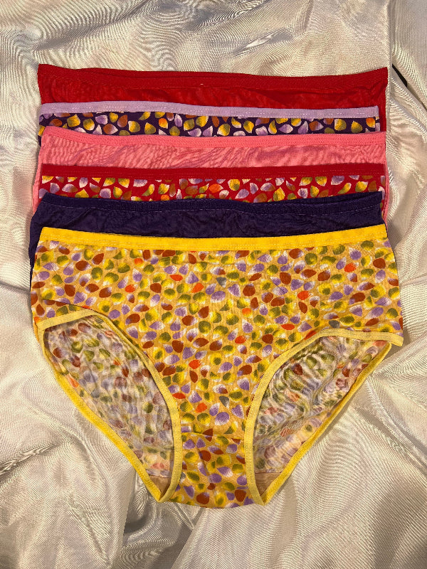 Super Soft Cotton Mix n Match Panties (Pack of 6)