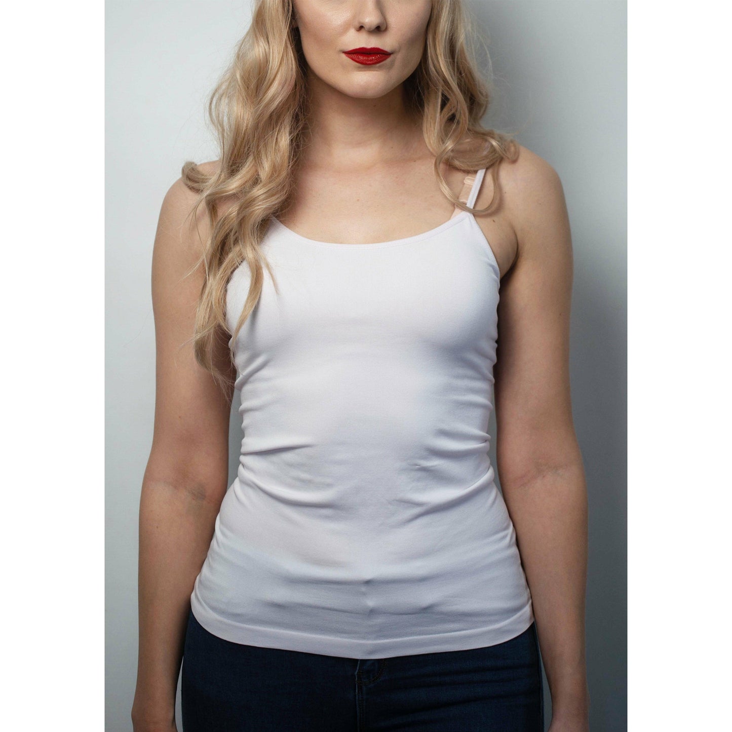 White Blossom Tank Top