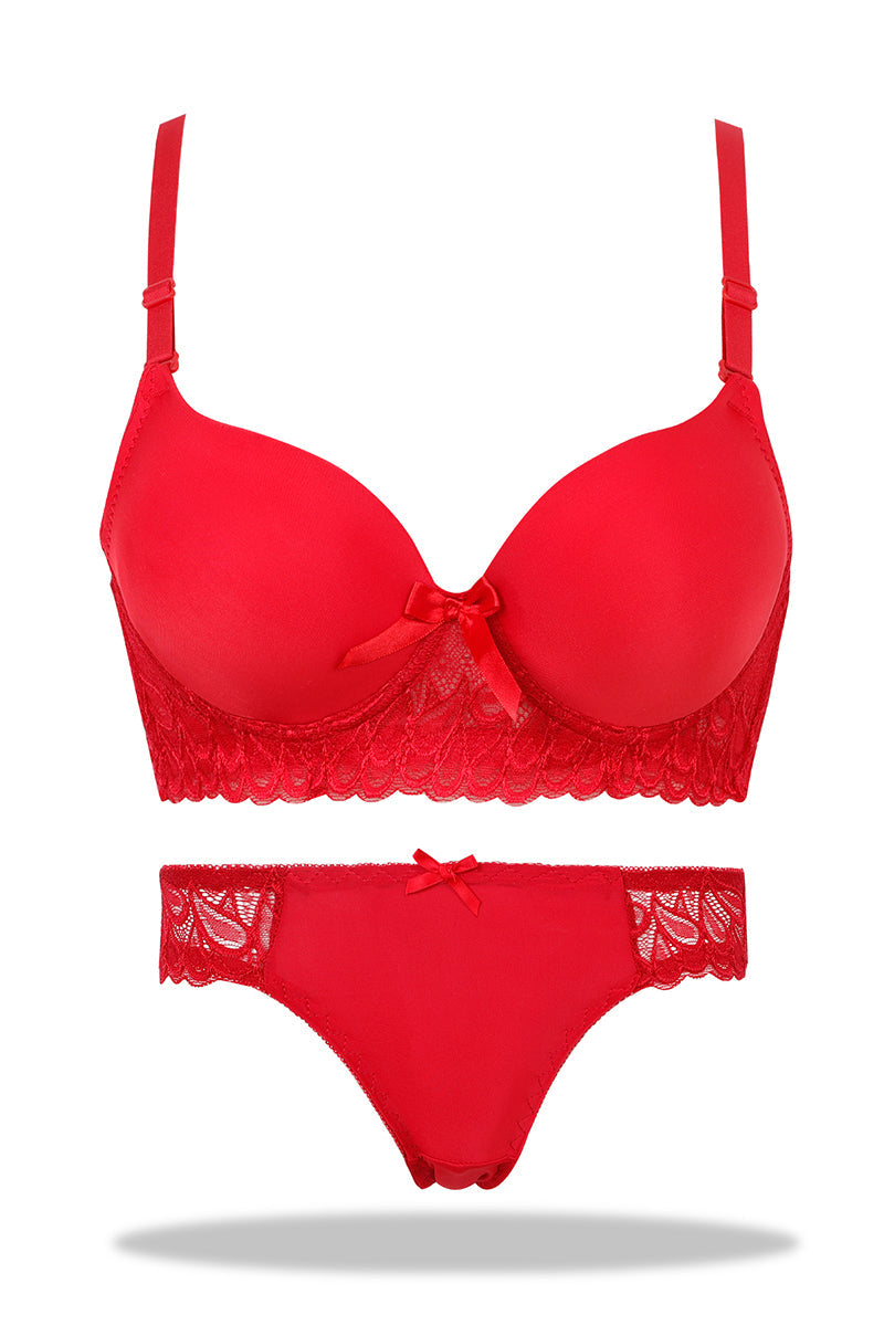 Red Eternal Bliss Matching Padded Set