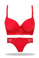 Red Eternal Bliss Matching Padded Set