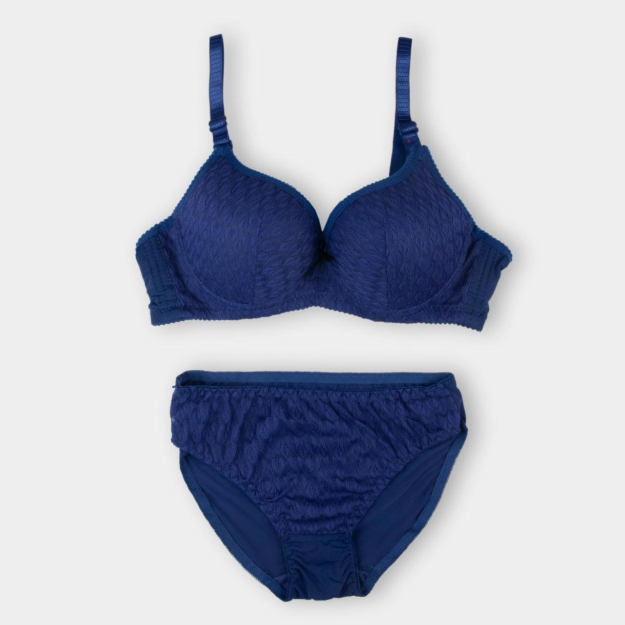 Grey Elegant Dream Padded Bra and Panty Set
