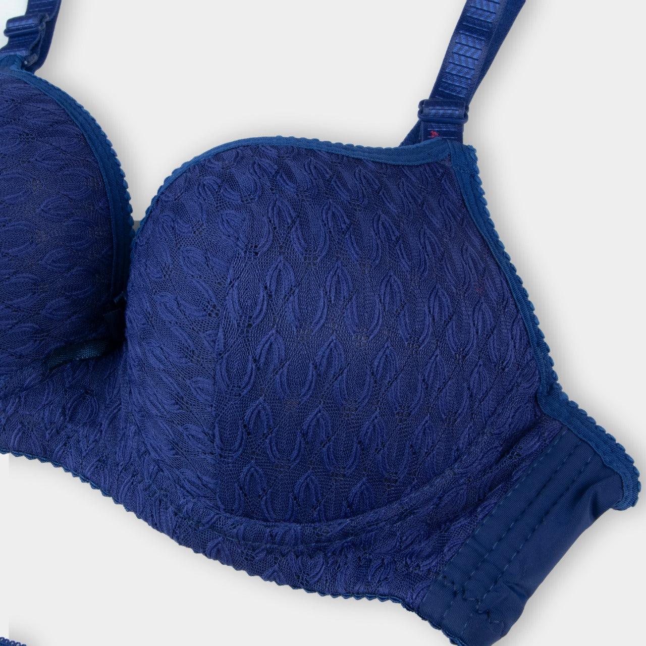 Grey Elegant Dream Padded Bra and Panty Set