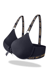 Womante Premium Just My Own Padded Bra - Black