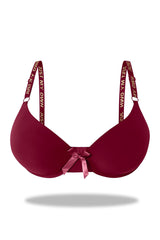Womante Premium Just My Own Padded Bra - Maroon