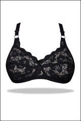 Maroon Mesh - Breathable Non Padded Wirefree Net Bra