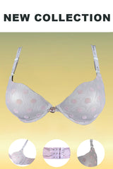 Green Embosed Dice Microfibre T-Shirt Bra