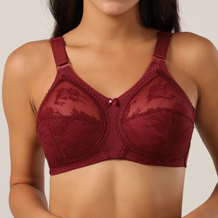 Womante (Pack of 3) Doreen Bra - Cotton Full Coverage Non-Padded Wirefree Bra
