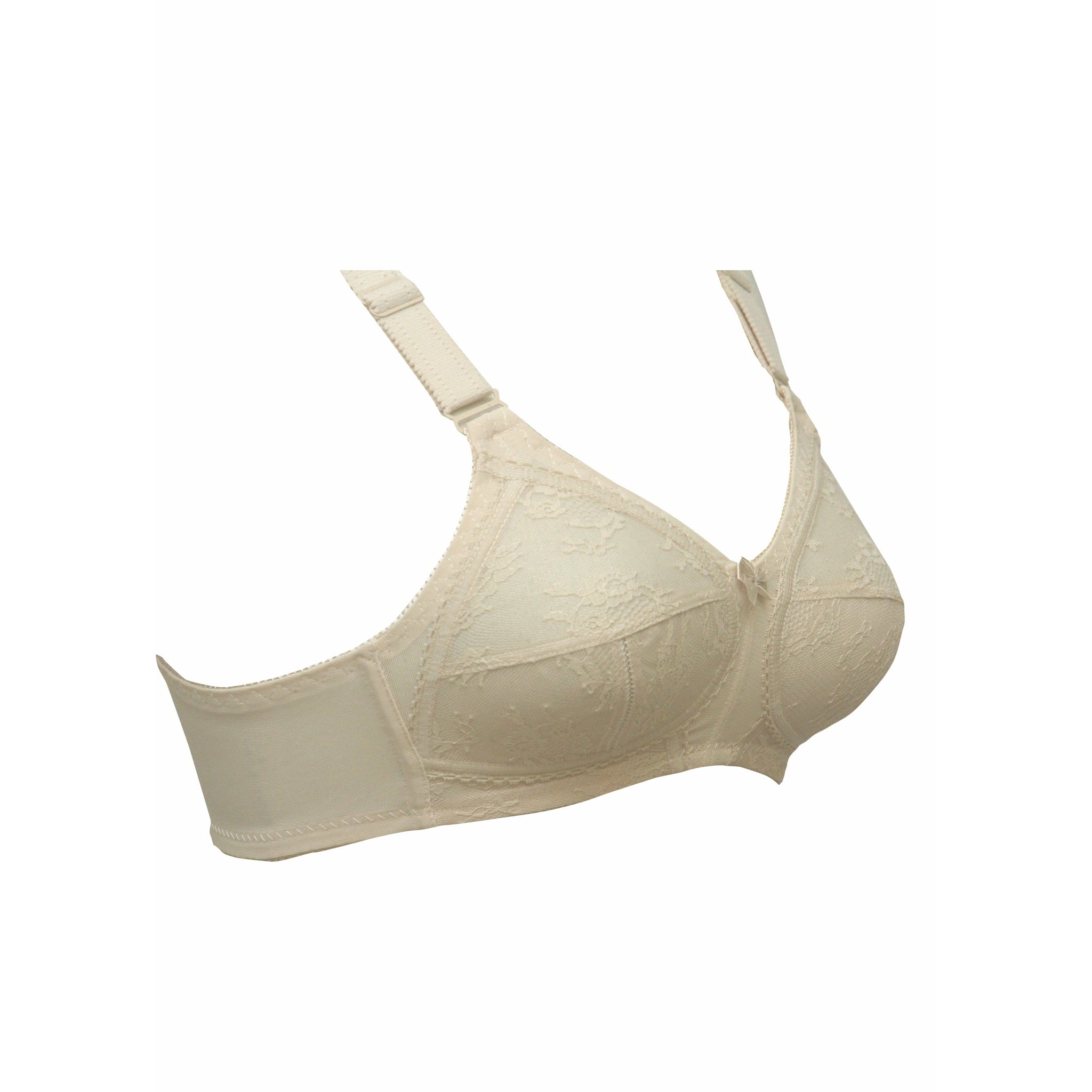 Maroon Doreen Bra - Cotton Full Coverage Non-Padded Wirefree Bra