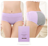 Womante Super Soft Cotton High Waist Leak Proof Period Panties -Grey
