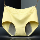 Womante Super Soft Cotton High Waist Leak Proof Period Panties -Grey