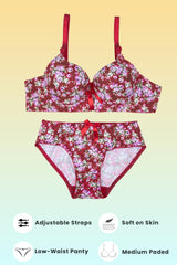 Plum Spring Padded Set